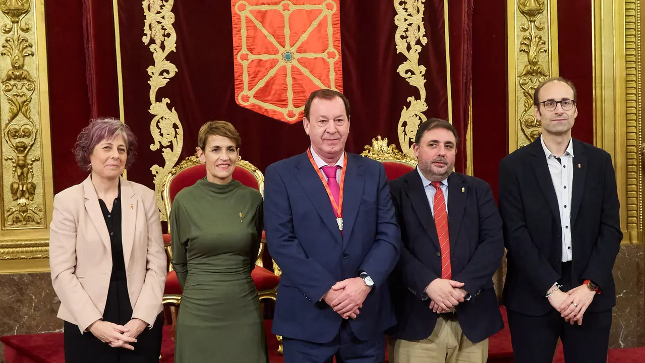 La presidenta Mar&iacute;a Chivite preside la entrega de Medallas al M&eacute;rito Deportivo 2025 en Navarra. I&Ntilde;IGO ALZUGARAY