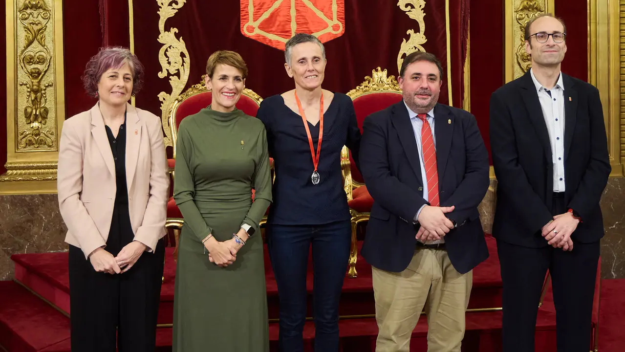 La presidenta Mar&iacute;a Chivite preside la entrega de Medallas al M&eacute;rito Deportivo 2025 en Navarra. I&Ntilde;IGO ALZUGARAY