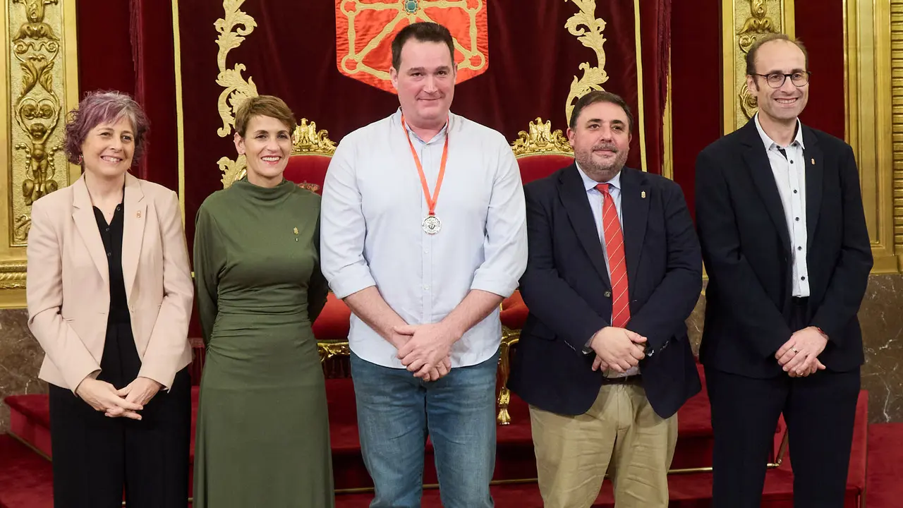 La presidenta Mar&iacute;a Chivite preside la entrega de Medallas al M&eacute;rito Deportivo 2025 en Navarra. I&Ntilde;IGO ALZUGARAY