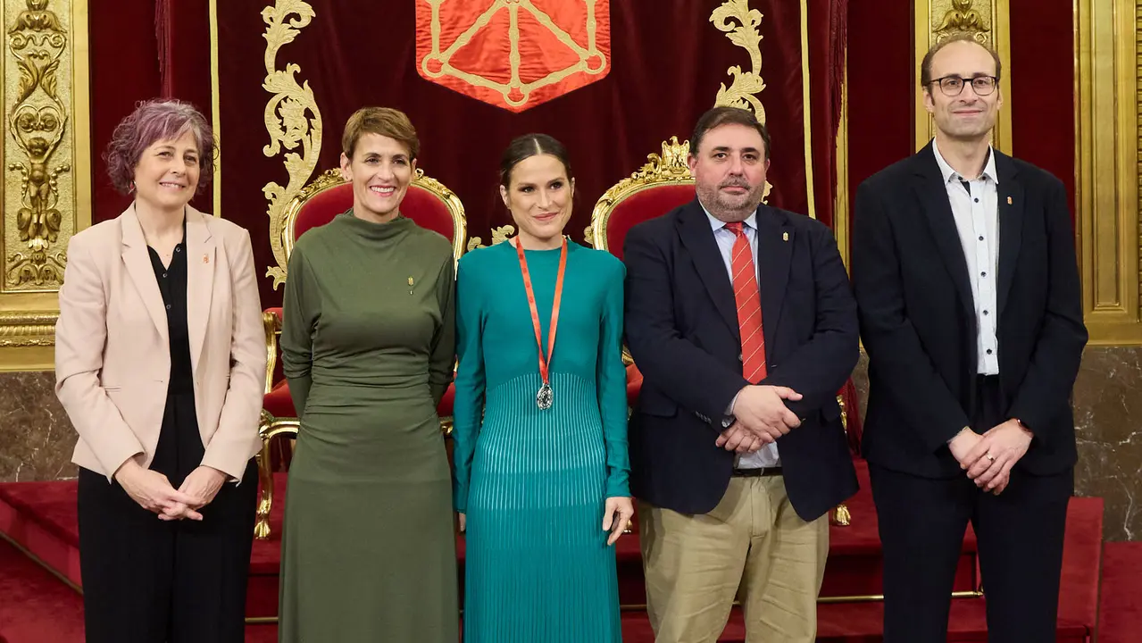 La presidenta Mar&iacute;a Chivite preside la entrega de Medallas al M&eacute;rito Deportivo 2025 en Navarra. I&Ntilde;IGO ALZUGARAY