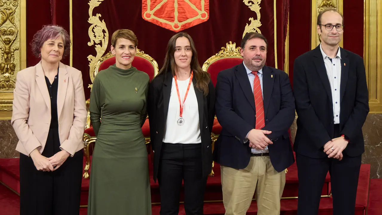La presidenta Mar&iacute;a Chivite preside la entrega de Medallas al M&eacute;rito Deportivo 2025 en Navarra. I&Ntilde;IGO ALZUGARAY