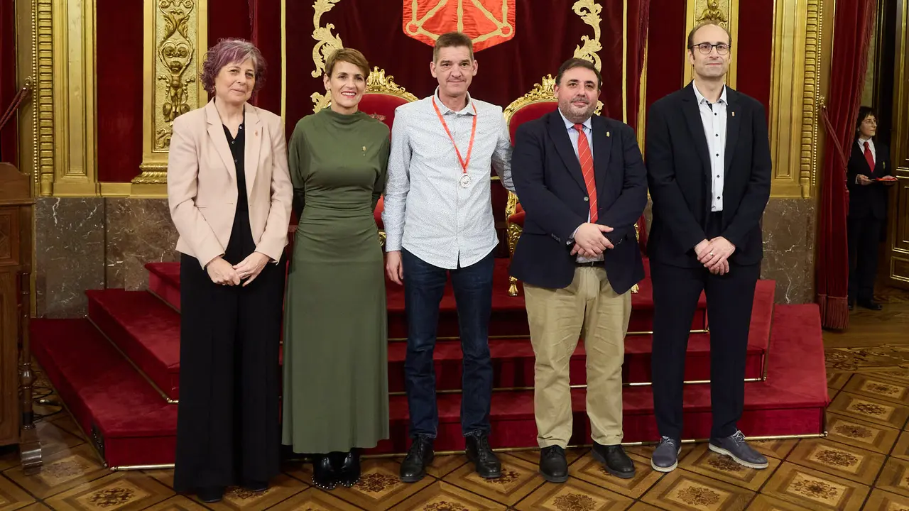 La presidenta Mar&iacute;a Chivite preside la entrega de Medallas al M&eacute;rito Deportivo 2025 en Navarra. I&Ntilde;IGO ALZUGARAY