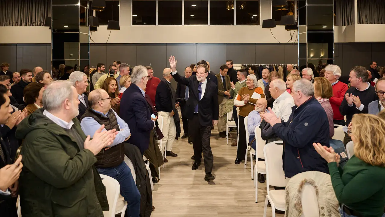 El expresidente del Gobierno de Espa&ntilde;a, Mariano Rajoy Brey, presenta su libro 'El arte de gobernar' en un acto presentado por los populares Sergio Sayas y Carlos Garc&iacute;a Adanero que clausurar&aacute; el presidente del PPN, Javier Garc&iacute;a. PABLO LASAOSA