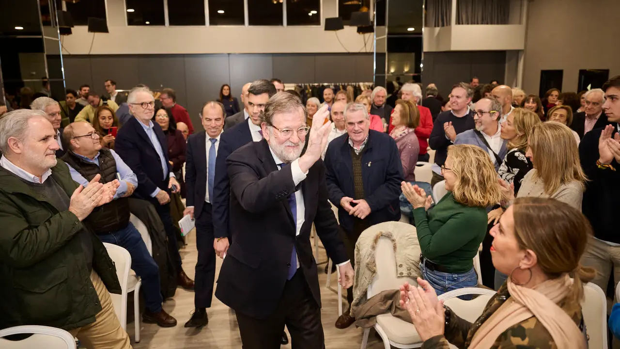 El expresidente del Gobierno de Espa&ntilde;a, Mariano Rajoy Brey, presenta su libro 'El arte de gobernar' en un acto presentado por los populares Sergio Sayas y Carlos Garc&iacute;a Adanero que clausurar&aacute; el presidente del PPN, Javier Garc&iacute;a. PABLO LASAOSA
