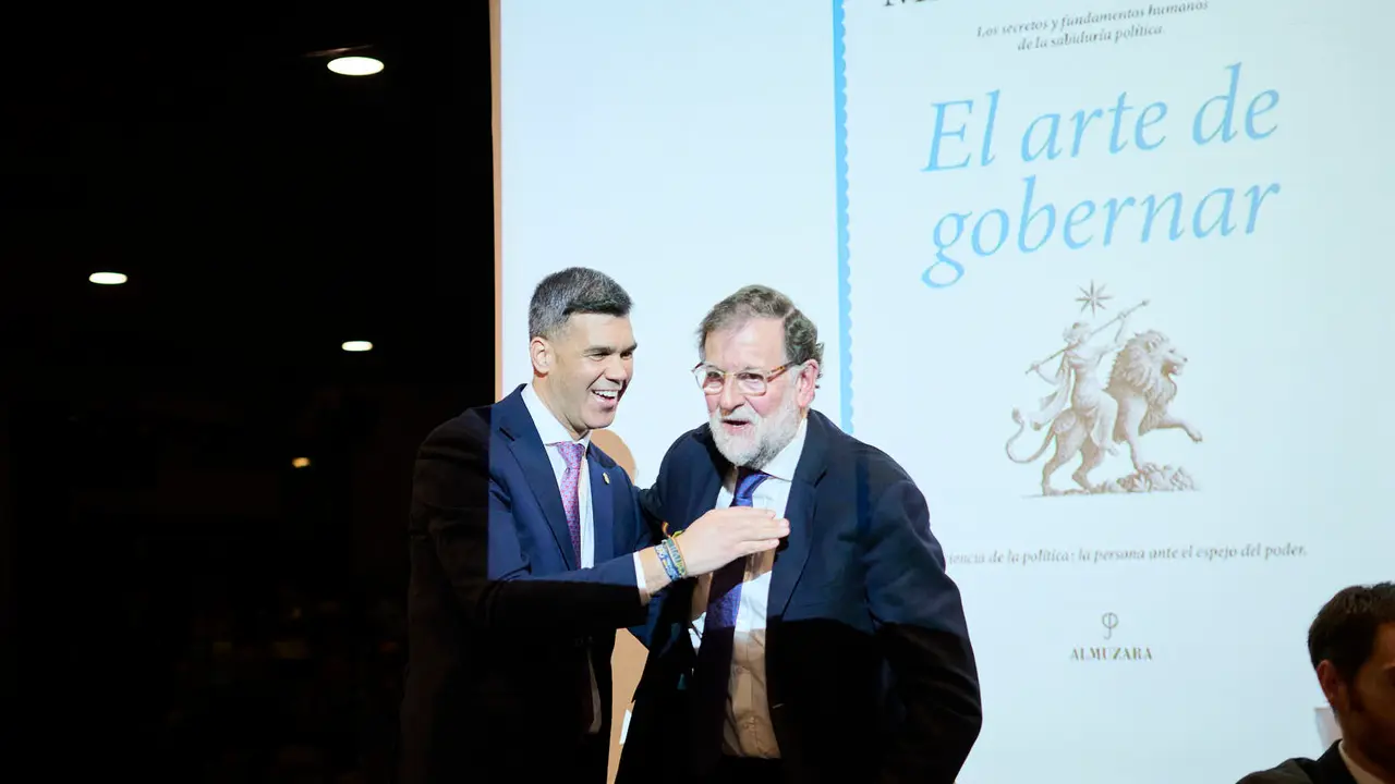 El expresidente del Gobierno de Espa&ntilde;a, Mariano Rajoy Brey, presenta su libro 'El arte de gobernar' en un acto presentado por los populares Sergio Sayas y Carlos Garc&iacute;a Adanero que clausurar&aacute; el presidente del PPN, Javier Garc&iacute;a. PABLO LASAOSA
