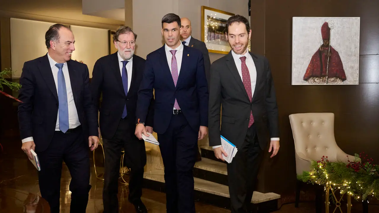 El expresidente del Gobierno de Espa&ntilde;a, Mariano Rajoy Brey, presenta su libro 'El arte de gobernar' en un acto presentado por los populares Sergio Sayas y Carlos Garc&iacute;a Adanero que clausurar&aacute; el presidente del PPN, Javier Garc&iacute;a. PABLO LASAOSA