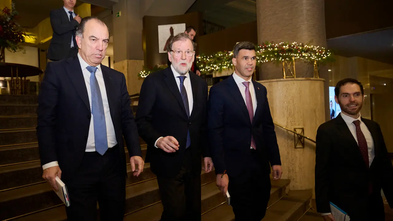 El expresidente del Gobierno de Espa&ntilde;a, Mariano Rajoy Brey, presenta su libro 'El arte de gobernar' en un acto presentado por los populares Sergio Sayas y Carlos Garc&iacute;a Adanero que clausurar&aacute; el presidente del PPN, Javier Garc&iacute;a. PABLO LASAOSA