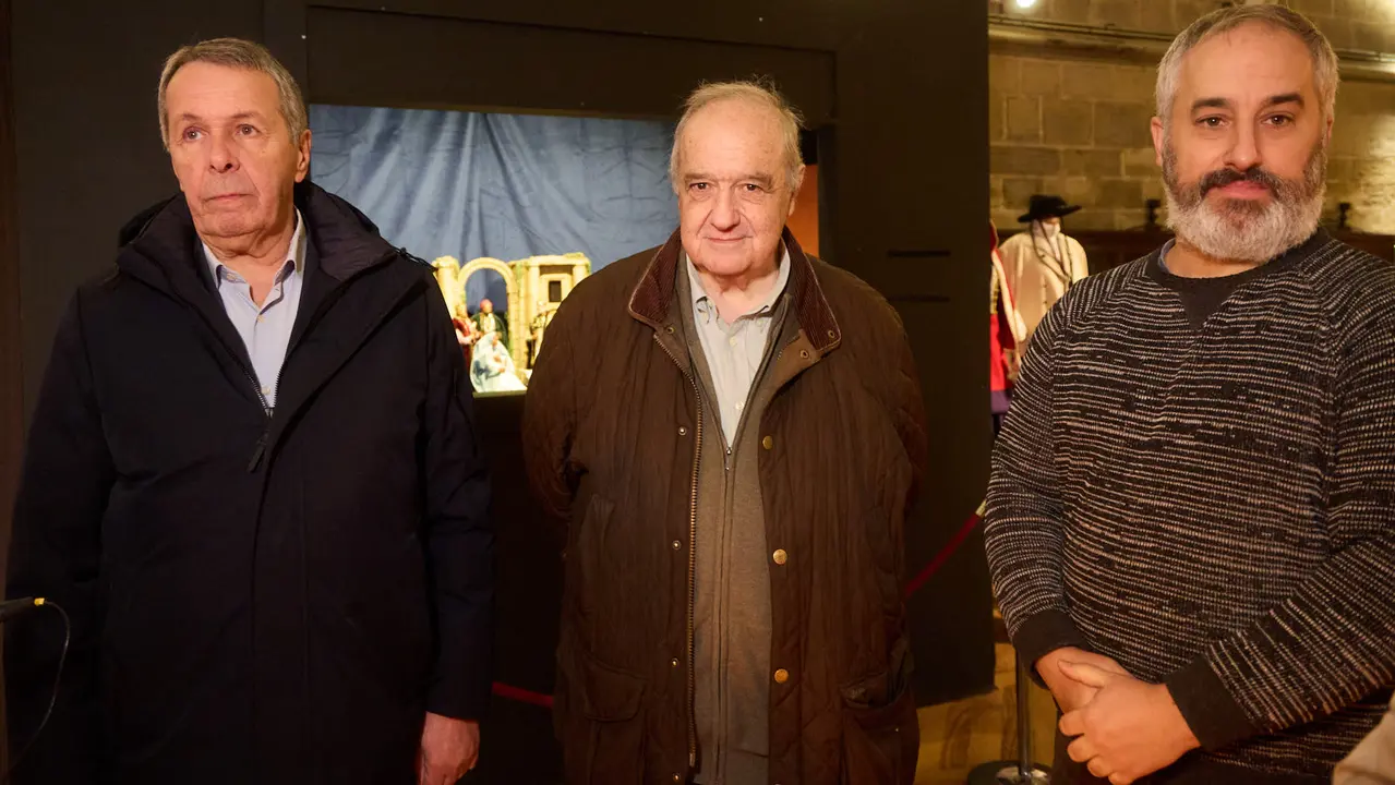 Presentaci&oacute;n de la exposici&oacute;n de belenes en la Catedral de Pamplona. I&Ntilde;IGO ALZUGARAY