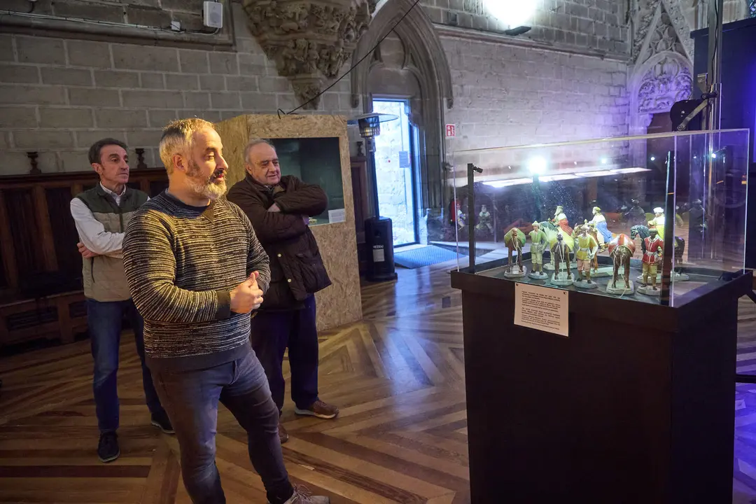 Presentaci&oacute;n de la exposici&oacute;n de belenes en la Catedral de Pamplona. I&Ntilde;IGO ALZUGARAY