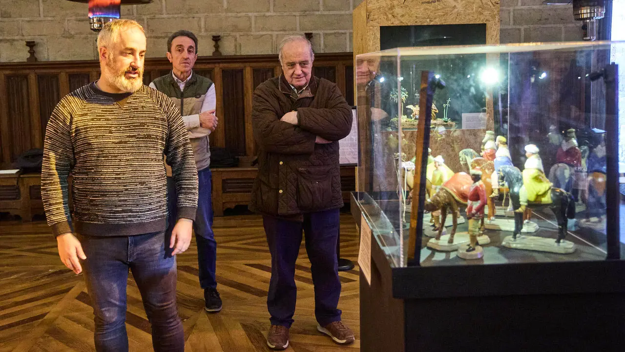 Presentaci&oacute;n de la exposici&oacute;n de belenes en la Catedral de Pamplona. I&Ntilde;IGO ALZUGARAY