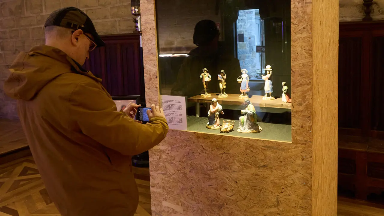 Presentaci&oacute;n de la exposici&oacute;n de belenes en la Catedral de Pamplona. I&Ntilde;IGO ALZUGARAY