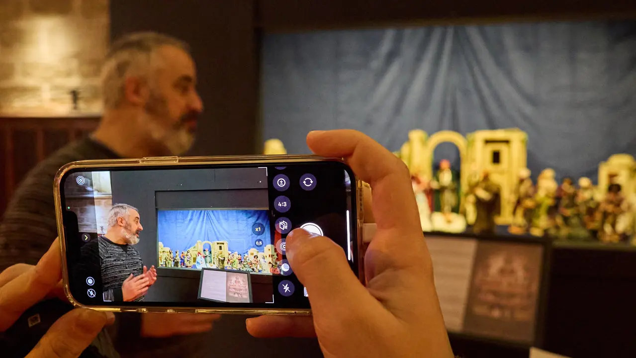 Presentaci&oacute;n de la exposici&oacute;n de belenes en la Catedral de Pamplona. I&Ntilde;IGO ALZUGARAY