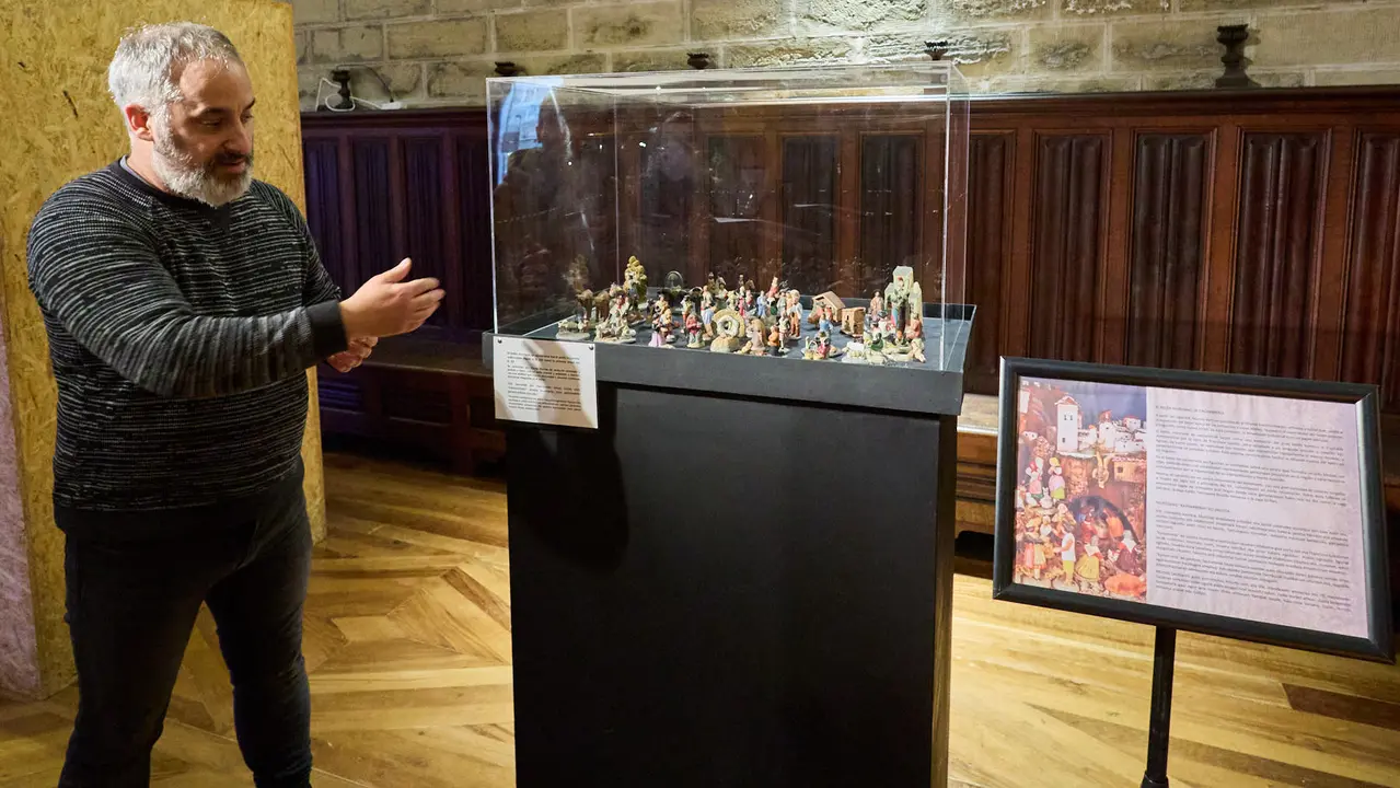 Presentaci&oacute;n de la exposici&oacute;n de belenes en la Catedral de Pamplona. I&Ntilde;IGO ALZUGARAY