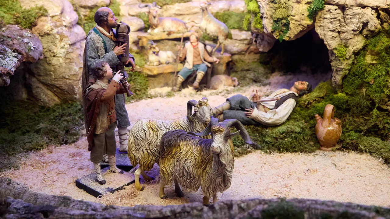 Presentaci&oacute;n de la exposici&oacute;n de belenes en la Catedral de Pamplona. I&Ntilde;IGO ALZUGARAY