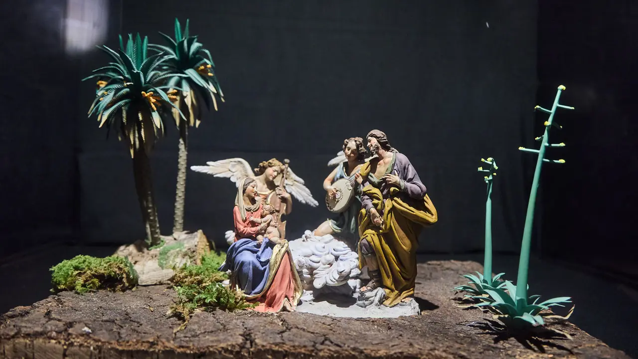 Presentaci&oacute;n de la exposici&oacute;n de belenes en la Catedral de Pamplona. I&Ntilde;IGO ALZUGARAY