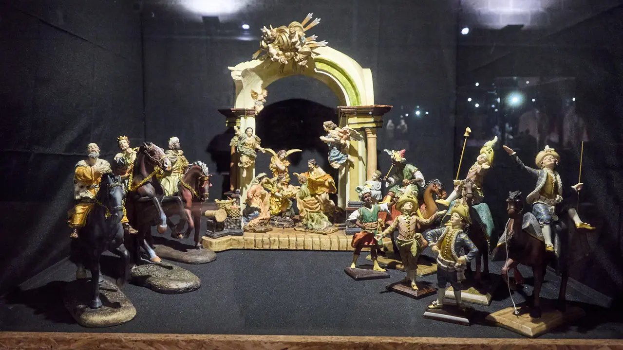 Presentaci&oacute;n de la exposici&oacute;n de belenes en la Catedral de Pamplona. I&Ntilde;IGO ALZUGARAY