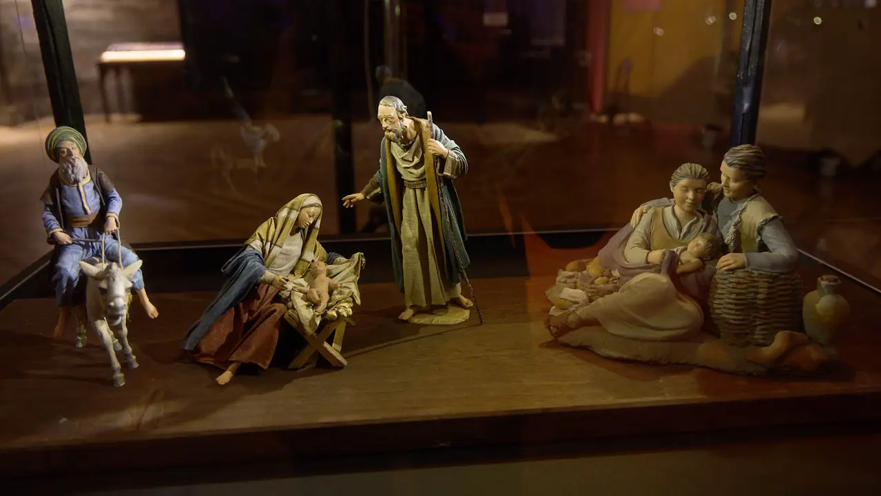 Presentaci&oacute;n de la exposici&oacute;n de belenes en la Catedral de Pamplona. I&Ntilde;IGO ALZUGARAY