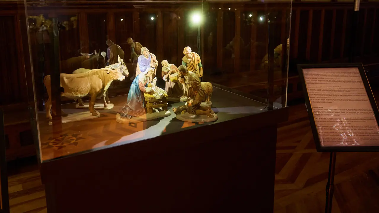 Presentaci&oacute;n de la exposici&oacute;n de belenes en la Catedral de Pamplona. I&Ntilde;IGO ALZUGARAY