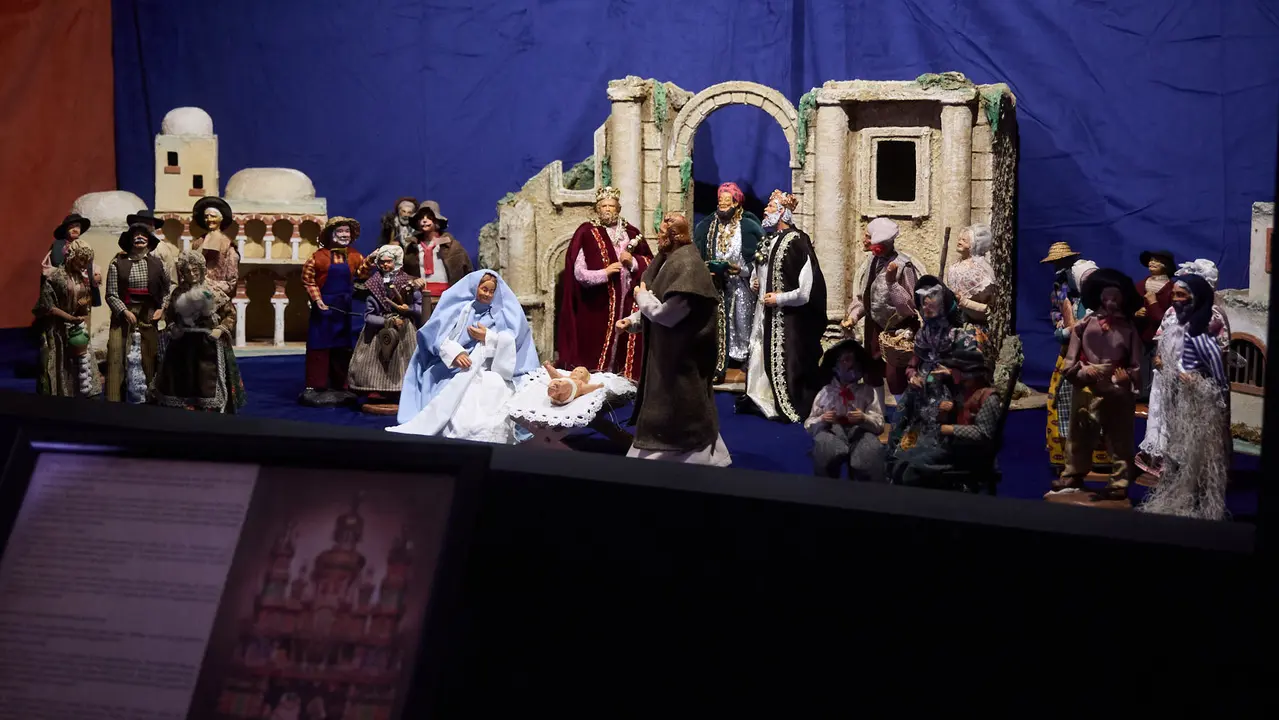 Presentaci&oacute;n de la exposici&oacute;n de belenes en la Catedral de Pamplona. I&Ntilde;IGO ALZUGARAY