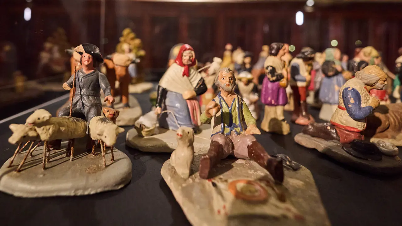 Presentaci&oacute;n de la exposici&oacute;n de belenes en la Catedral de Pamplona. I&Ntilde;IGO ALZUGARAY