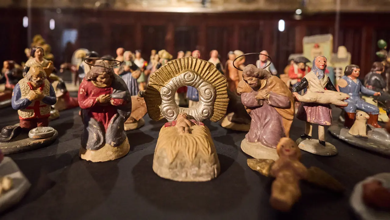 Presentaci&oacute;n de la exposici&oacute;n de belenes en la Catedral de Pamplona. I&Ntilde;IGO ALZUGARAY