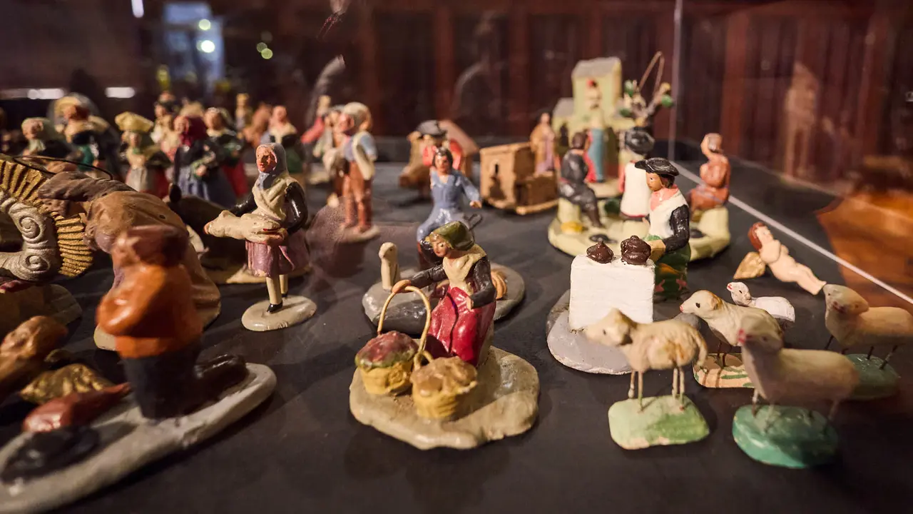 Presentaci&oacute;n de la exposici&oacute;n de belenes en la Catedral de Pamplona. I&Ntilde;IGO ALZUGARAY