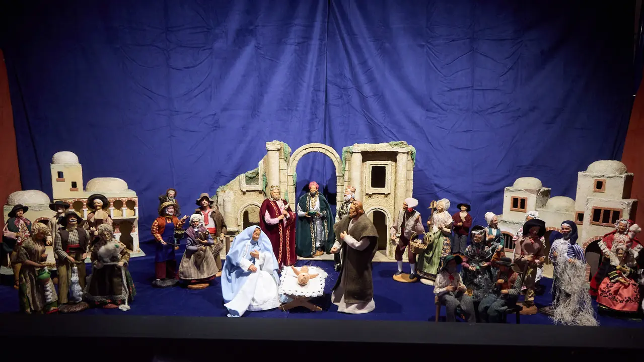 Presentaci&oacute;n de la exposici&oacute;n de belenes en la Catedral de Pamplona. I&Ntilde;IGO ALZUGARAY