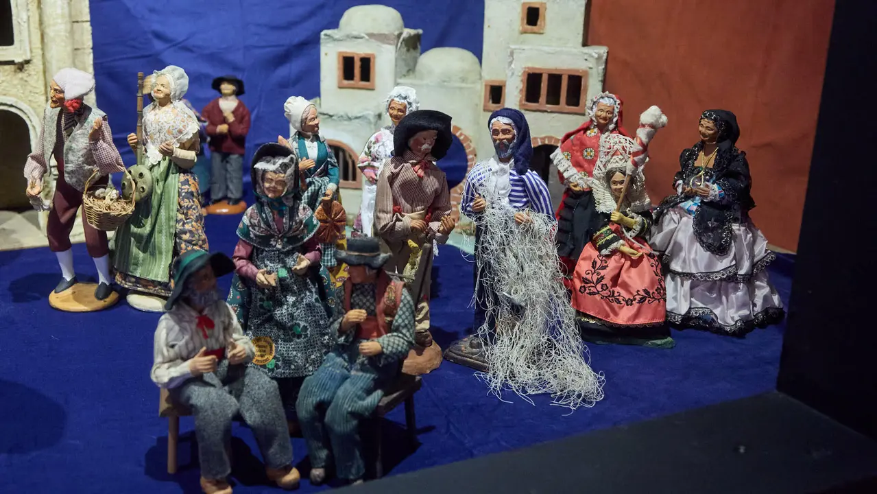 Presentaci&oacute;n de la exposici&oacute;n de belenes en la Catedral de Pamplona. I&Ntilde;IGO ALZUGARAY