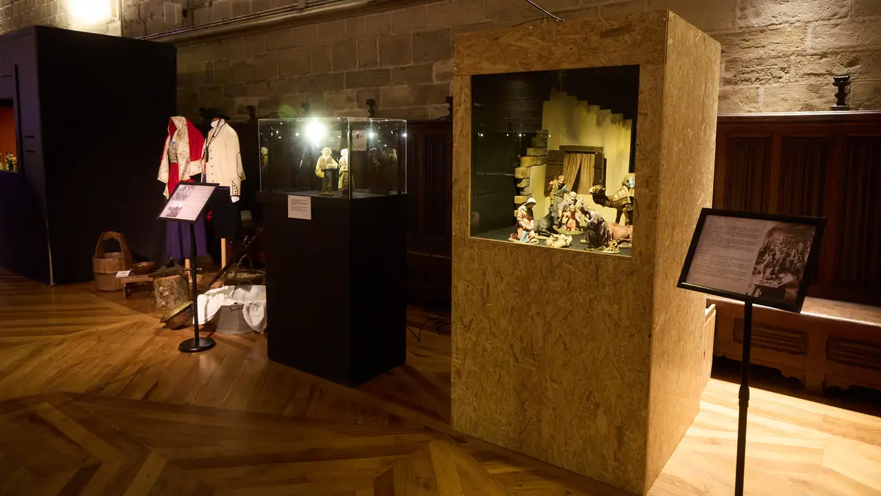 Presentaci&oacute;n de la exposici&oacute;n de belenes en la Catedral de Pamplona. I&Ntilde;IGO ALZUGARAY
