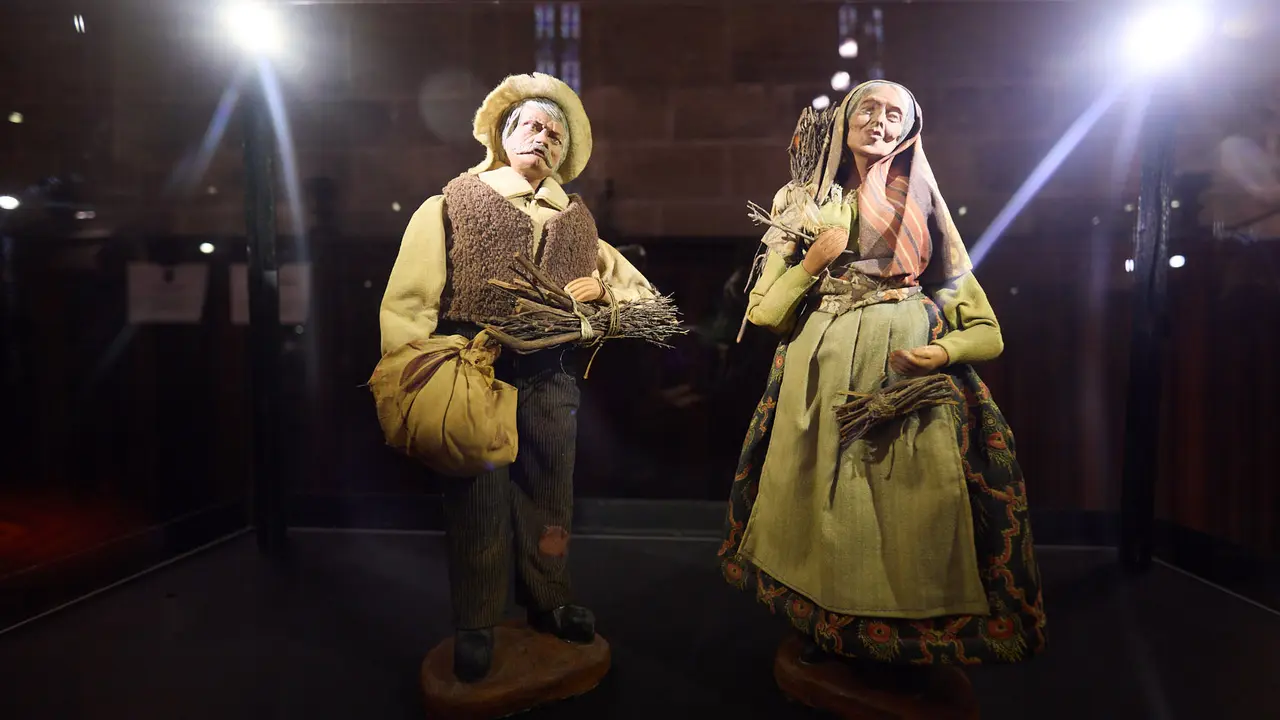 Presentaci&oacute;n de la exposici&oacute;n de belenes en la Catedral de Pamplona. I&Ntilde;IGO ALZUGARAY