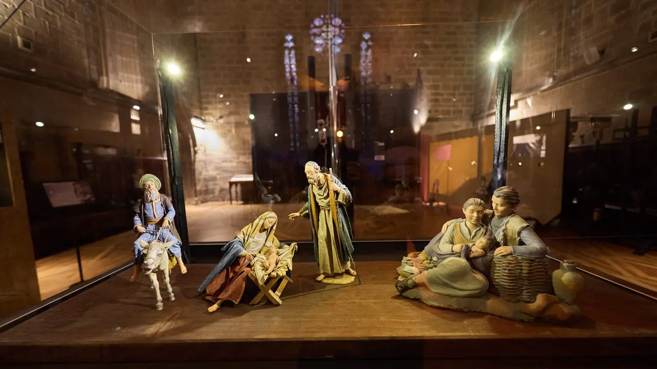 Presentaci&oacute;n de la exposici&oacute;n de belenes en la Catedral de Pamplona. I&Ntilde;IGO ALZUGARAY