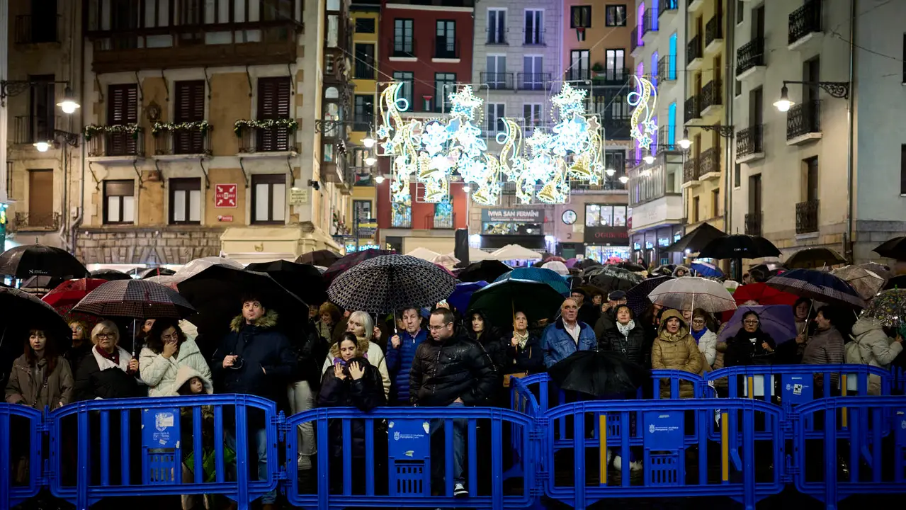 Preg&oacute;n navide&ntilde;o 2025 organizado por el Ayuntamiento de Pamplona. PABLO LASAOSA