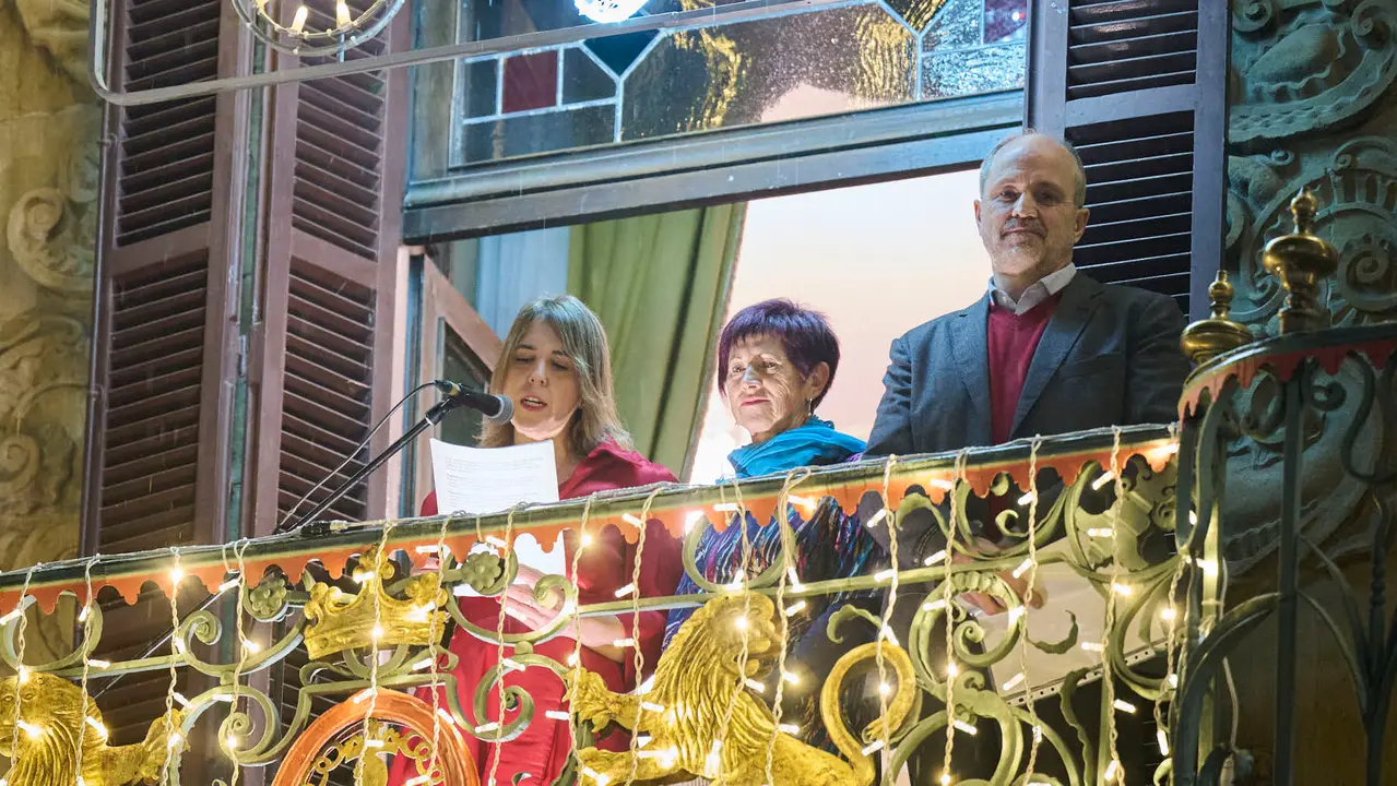 Preg&oacute;n navide&ntilde;o 2025 organizado por el Ayuntamiento de Pamplona. PABLO LASAOSA
