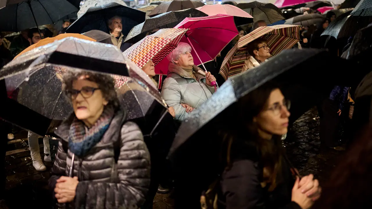 Preg&oacute;n navide&ntilde;o 2025 organizado por el Ayuntamiento de Pamplona. PABLO LASAOSA