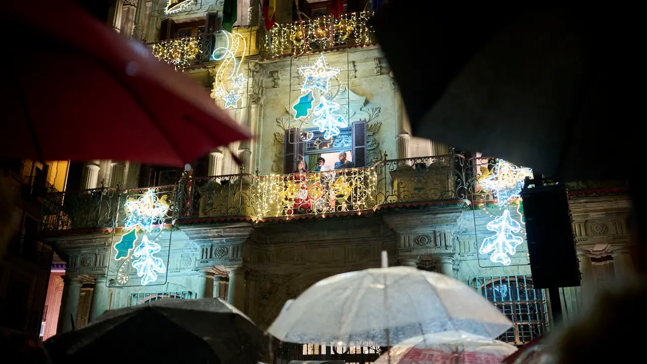 Preg&oacute;n navide&ntilde;o 2025 organizado por el Ayuntamiento de Pamplona. PABLO LASAOSA