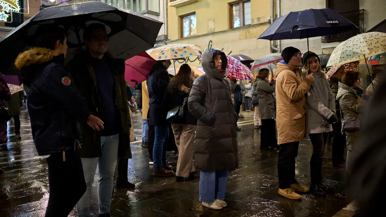 Preg&oacute;n navide&ntilde;o 2025 organizado por el Ayuntamiento de Pamplona. PABLO LASAOSA