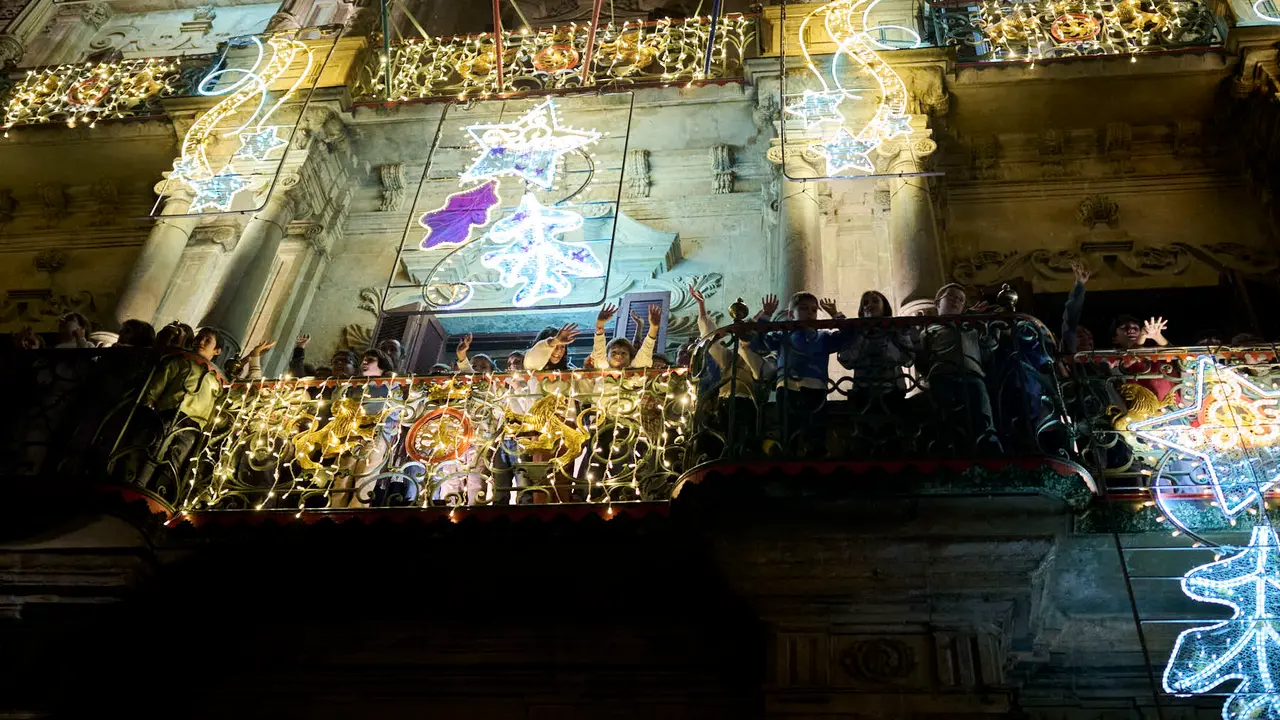 Preg&oacute;n navide&ntilde;o 2025 organizado por el Ayuntamiento de Pamplona. PABLO LASAOSA