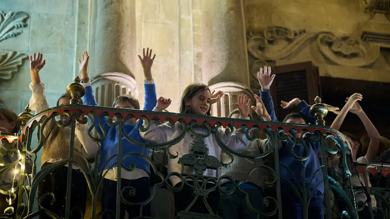 Preg&oacute;n navide&ntilde;o 2025 organizado por el Ayuntamiento de Pamplona. PABLO LASAOSA