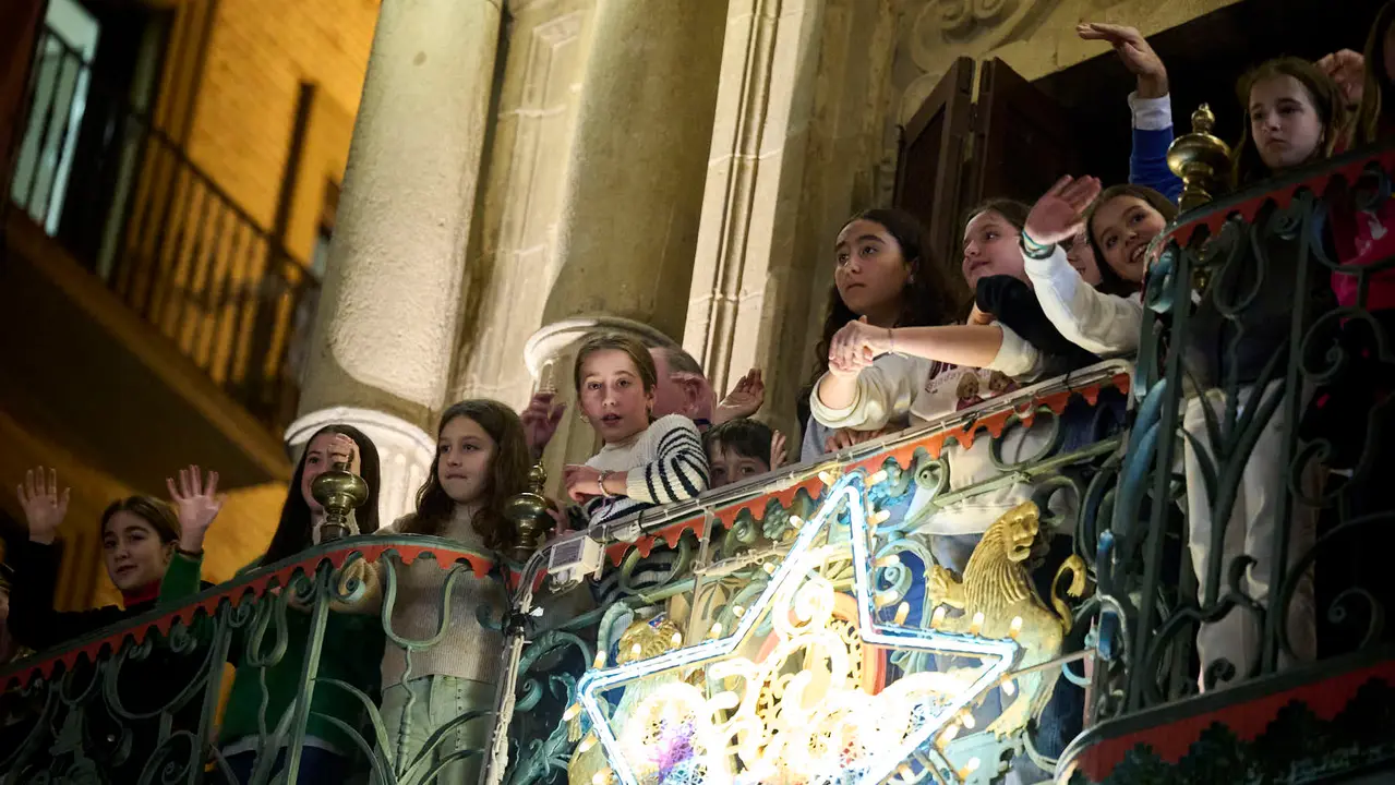 Preg&oacute;n navide&ntilde;o 2025 organizado por el Ayuntamiento de Pamplona. PABLO LASAOSA