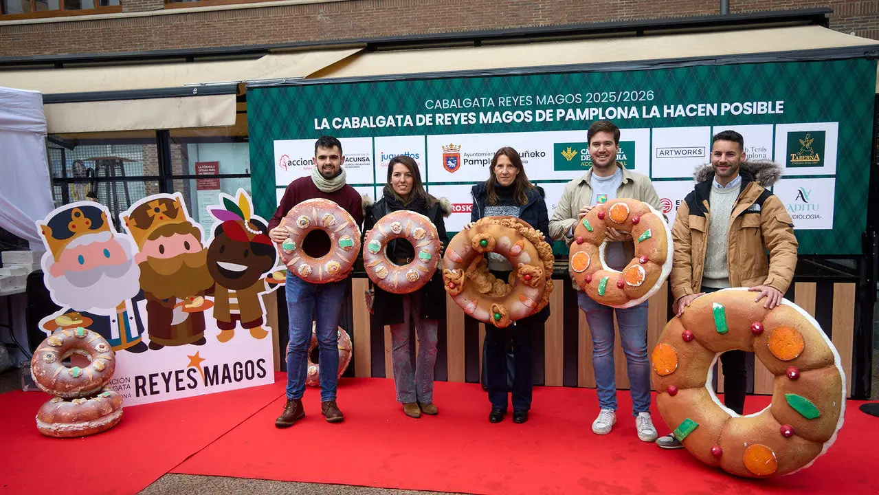 Concurso de Rosc&oacute;n de Reyes, organizado por la Asociaci&oacute;n Cabalgata Reyes Magos de Pamplona. I&Ntilde;IGO ALZUGARAY