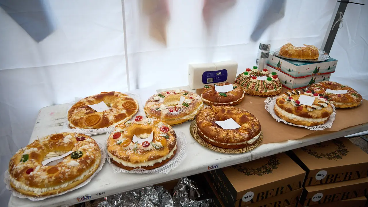 Concurso de Rosc&oacute;n de Reyes, organizado por la Asociaci&oacute;n Cabalgata Reyes Magos de Pamplona. I&Ntilde;IGO ALZUGARAY