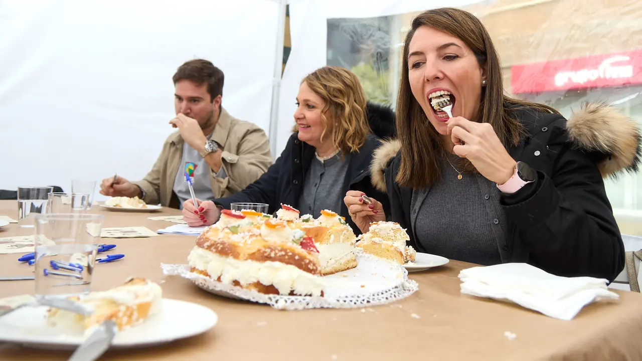 Concurso de Rosc&oacute;n de Reyes, organizado por la Asociaci&oacute;n Cabalgata Reyes Magos de Pamplona. I&Ntilde;IGO ALZUGARAY