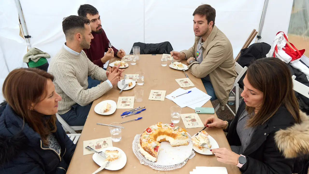 Concurso de Rosc&oacute;n de Reyes, organizado por la Asociaci&oacute;n Cabalgata Reyes Magos de Pamplona. I&Ntilde;IGO ALZUGARAY