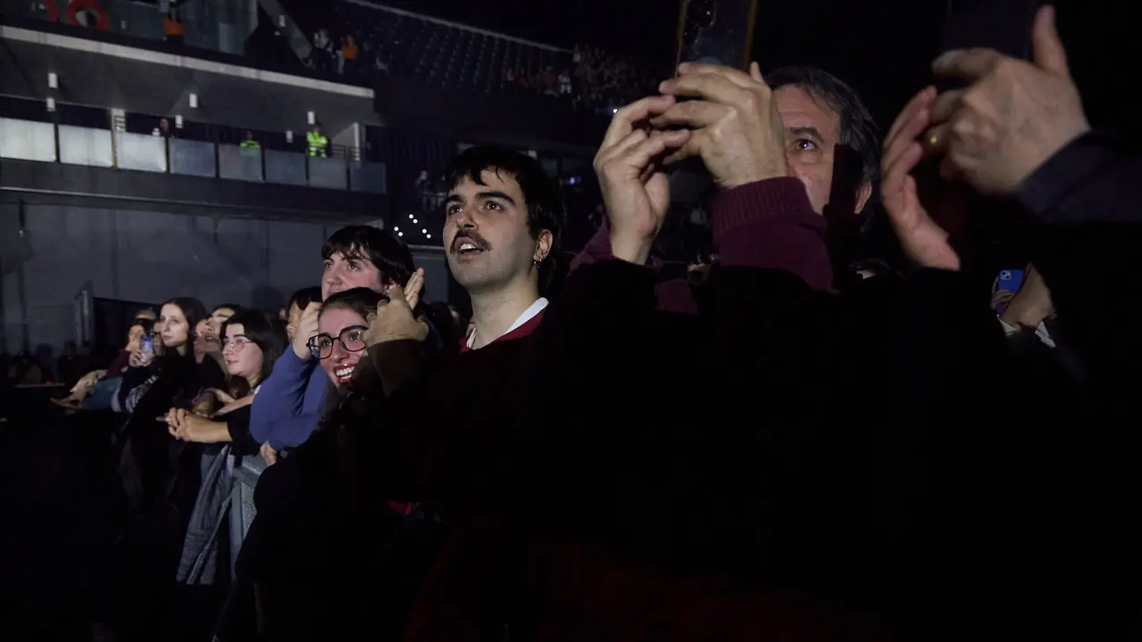 Concierto de Amaia en el pabell&oacute;n Navarra Arena con el que inicia su gira de Arenas 2026. I&Ntilde;IGO ALZUGARAY