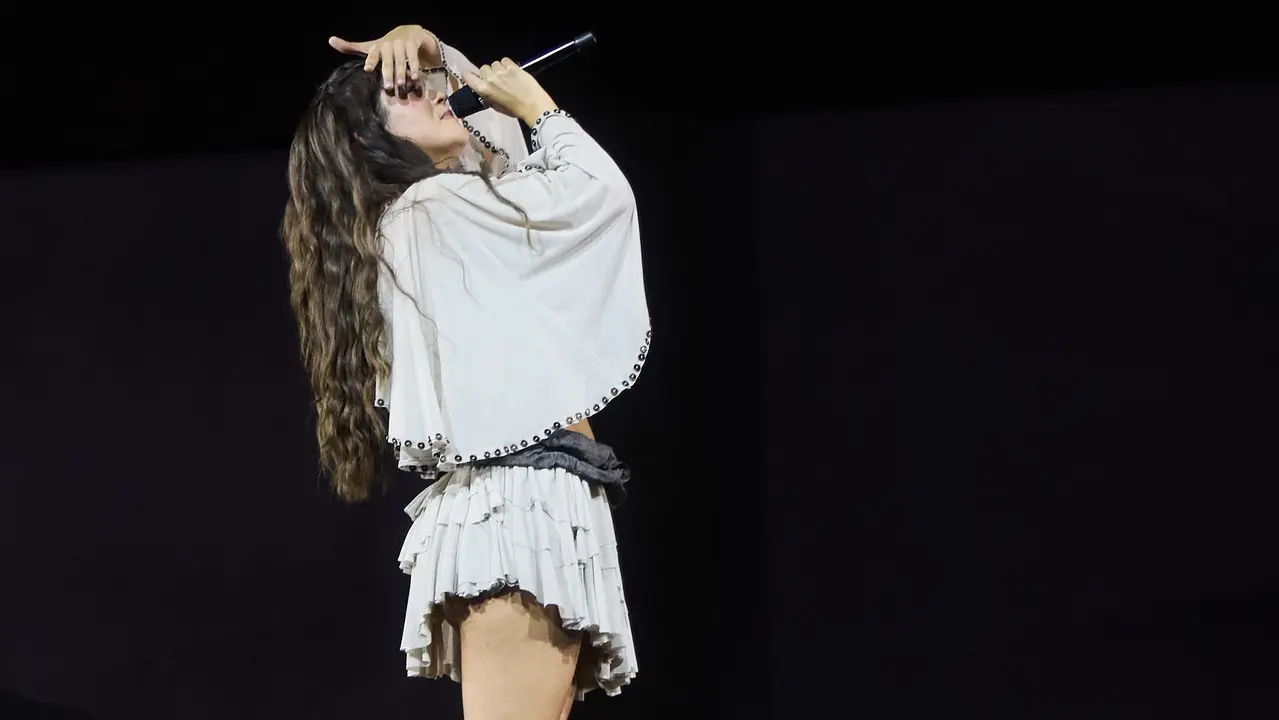 Concierto de Amaia en el pabell&oacute;n Navarra Arena con el que inicia su gira de Arenas 2026. I&Ntilde;IGO ALZUGARAY