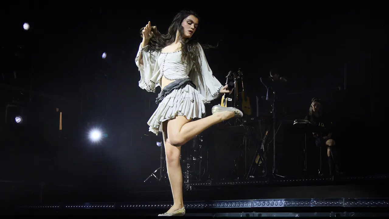 Concierto de Amaia en el pabell&oacute;n Navarra Arena con el que inicia su gira de Arenas 2026. I&Ntilde;IGO ALZUGARAY