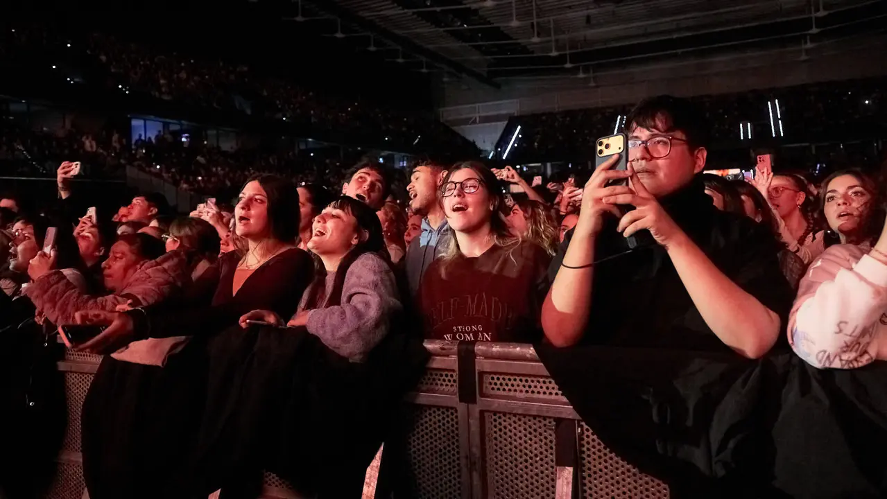 Concierto de Amaia en el pabell&oacute;n Navarra Arena con el que inicia su gira de Arenas 2026. I&Ntilde;IGO ALZUGARAY