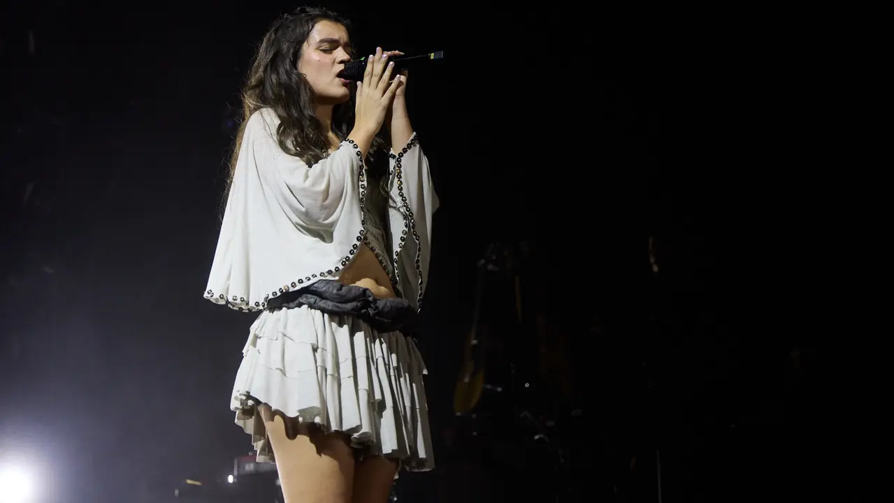 Concierto de Amaia en el pabell&oacute;n Navarra Arena con el que inicia su gira de Arenas 2026. I&Ntilde;IGO ALZUGARAY