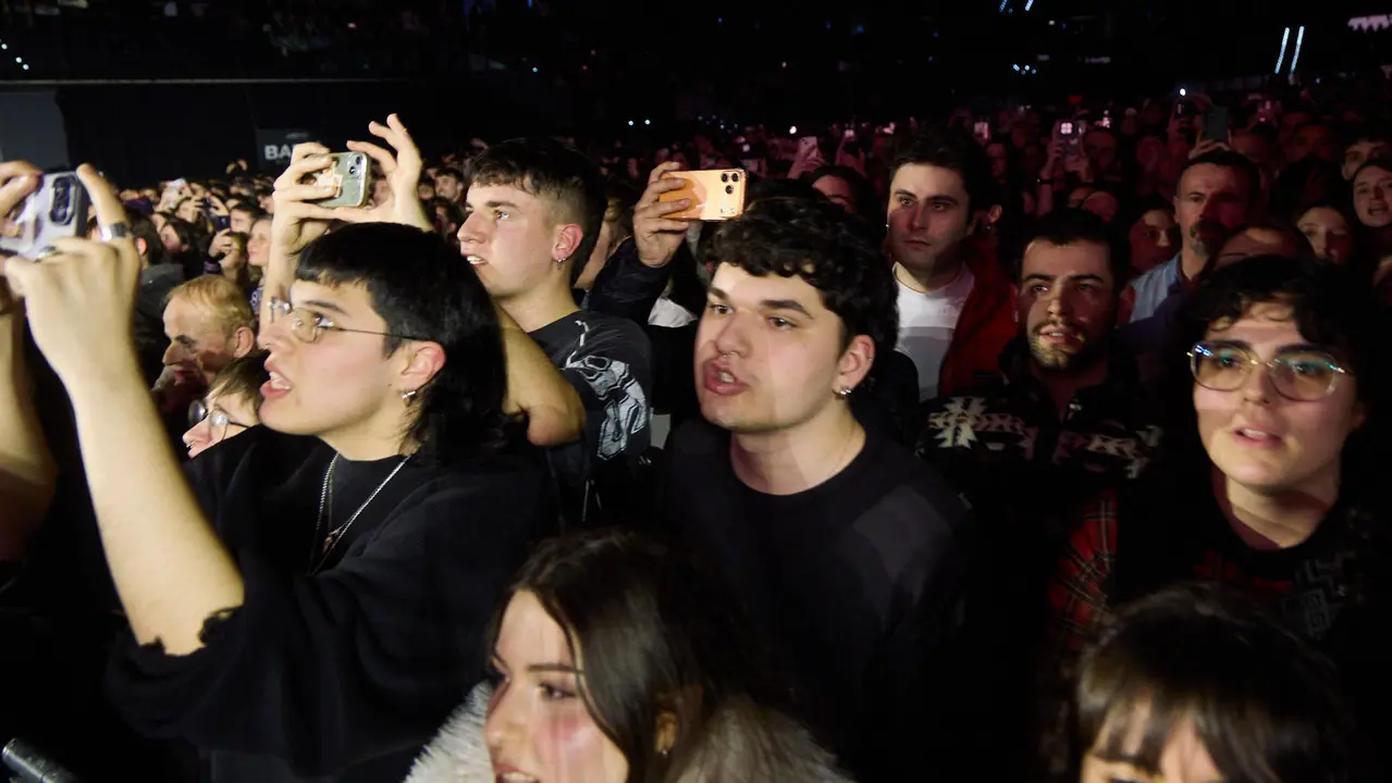 Concierto de Amaia en el pabell&oacute;n Navarra Arena con el que inicia su gira de Arenas 2026. I&Ntilde;IGO ALZUGARAY