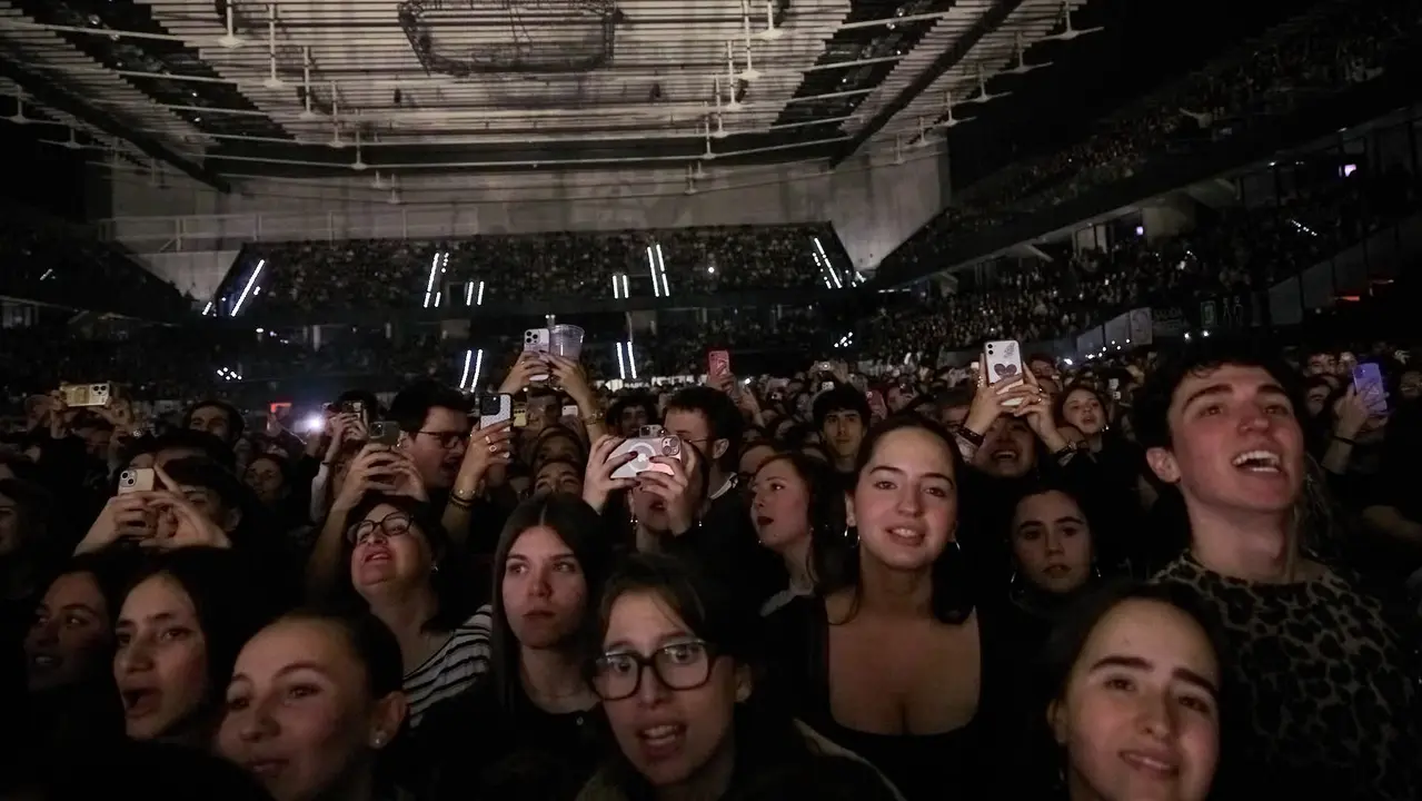 Concierto de Amaia en el pabell&oacute;n Navarra Arena con el que inicia su gira de Arenas 2026. I&Ntilde;IGO ALZUGARAY